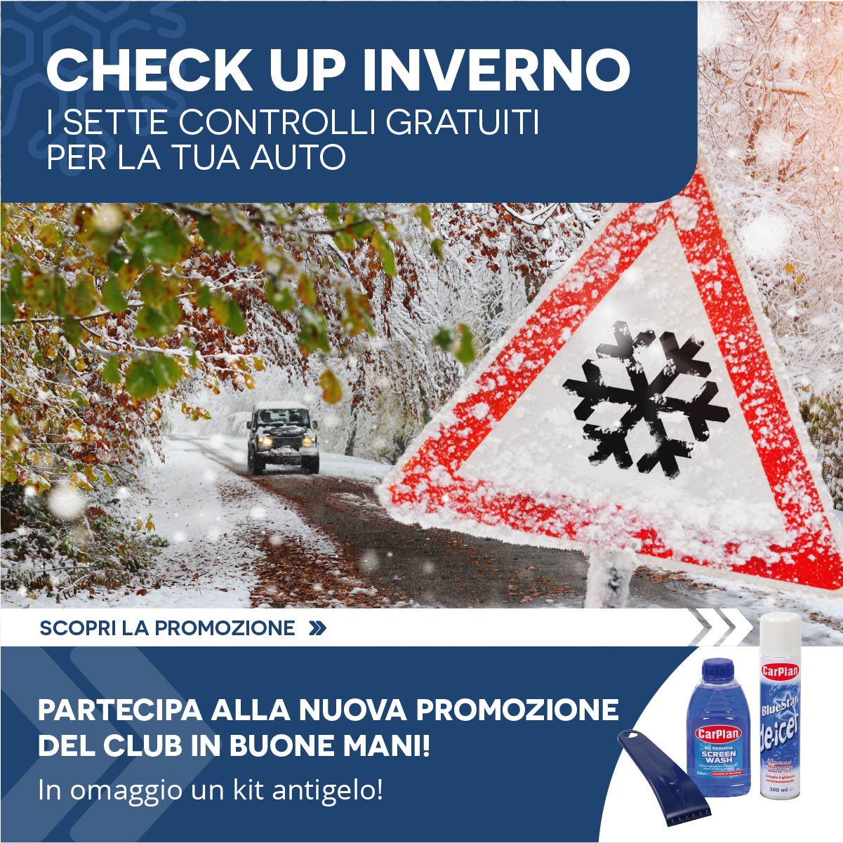 club in buone mani check up inverno promozione